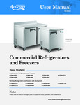 Commercial Refrigerators and Freezers AU-AW Series_English_Manual