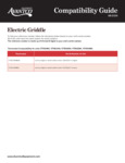 Avantco Electric Griddles Compatibility Guide Avantco Electric Griddles Compatibility Guide