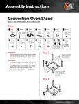Convection Oven Stand Assembly Guide 2023.9.4