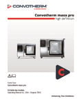 Convotherm Maxx Pro CE 6.10-6.10-10.10-10.20 - Usage Convotherm Maxx Pro CE 6.10-6.10-10.10-10.20 - Usage