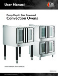 Cooking Performance Group Convection Ovens Deep Depth User Manual Cooking Performance Group Convection Ovens Deep Depth User Manual
