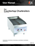 Cooking Performance Group Radiant Charbroilers User Manual Cooking Performance Group Radiant Charbroilers User Manual