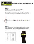 Cordova Glove Sizing Chart
