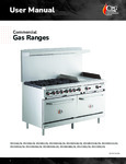 CPG Gas Restaurant Ranges Manual