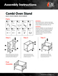 CPG Combi Oven Stand Assembly Instructions CPG Combi Oven Stand Assembly Instructions