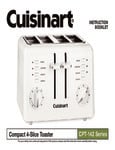 CPT-142 Cuisinart 4 slice toaster manual CPT-142 Cuisinart 4 slice toaster manual