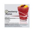 Cranberry Stylist Recipe
