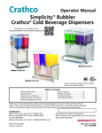 Crathco Beverage Dispenser Manual Crathco Beverage Dispenser Manual