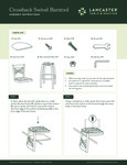 Swivel crossback assembly