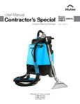 Mytee Contractor's Special Manual Mytee Contractor's Special Manual