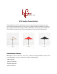 BFM Seating Umbrella Customization BFM Seating Umbrella Customization