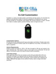 Ex-Cell Customization Ex-Cell Customization