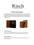 Customization Information Customization Information