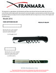 Franmara 2016 Customization Template Franmara 2016 Customization Template