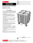 Cut Sheet_S-Series Compact Adjustable Dish Caddy_Cambro