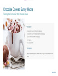 DaVinci Chocolate Covered Bunny Mocha Recipe