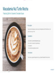 DaVinci Macadamia Nut Turtle Mocha Recipe
