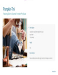 DaVinci Pumpkin-Tini Recipe