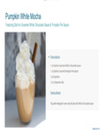 DaVinci Pumpkin White Mocha Recipe