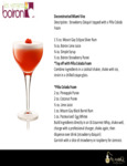 Les Vergers Boiron Deconstructed Miami Vice Cocktail Recipe