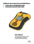 Defibtech Lifeline ECG / VIEW Manual