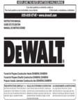 Dewalt DXH65FAV and DXH90FAV Owners Manual Dewalt DXH65FAV and DXH90FAV Owners Manual