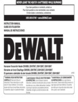 DeWalt DXH Owners Manual