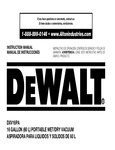 DEWALT DXV16PA 16 GALLON 6.5 PEAK HP POLY WET-DRY VACUUM WITH TOOL KIT