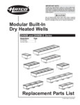 Hatco DHWBI Replacement Parts List Hatco DHWBI Replacement Parts List