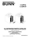 Bunn 1.5GPR, 1.5GPR-FF Parts Diagram