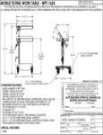 VESTIL MOBILE TLT WORK TBL 200 LB 17X24 diagram VESTIL MOBILE TLT WORK TBL 200 LB 17X24 diagram