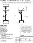 VESTIL MOBILE TLT WORK TBL 300 LB 24X24 diagram
