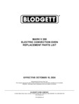 Blodgett_MarkV200_ConvectionOven_PartsList