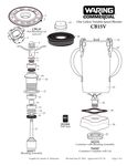 Waring CB15V Parts Diagram Waring CB15V Parts Diagram