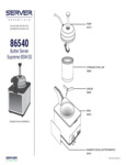 Diagram for Server 86540 Butter Warmer