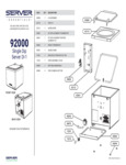 Diagram for Server DI-1 92000 Single Condiment Warmer