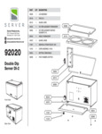 Diagram for Server DI-2 92020 Double Condiment Warmer