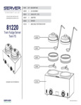 Diagram for Server Twin FS 81220 Topping Warmer Diagram for Server Twin FS 81220 Topping Warmer
