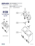 Diagram for Server Twin FSP 81230 Topping Warmer Diagram for Server Twin FSP 81230 Topping Warmer