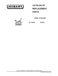 Hobart Centerline EDGE-10 Parts Manual