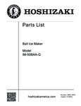 Hoshizaki IM-50BAA-Q Parts Manual Hoshizaki IM-50BAA-Q Parts Manual