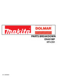 Makita EN401MP parts breakdown