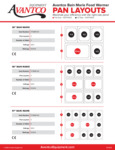Pan Layouts for Avantco Equipment Bain Marie Food Warmer