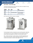 Frozen Beverage Sizing Guide