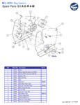 SL-808K Spare Parts Diagram w. List