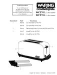 WCT702, WCT704 Parts Diagram WCT702, WCT704 Parts Diagram