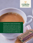 Domino - Florida Crystals Turbinado Sell Sheet w 4.5gm Packet