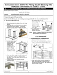 Moffat E22-E23 Stacking Kit Installation Manual Moffat E22-E23 Stacking Kit Installation Manual
