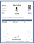 Inline Plastics EarthKosher Certificate