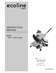 ECO12-1 Slicer Instr Manual F48186 (04-24) ECO12-1 Slicer Instr Manual F48186 (04-24)